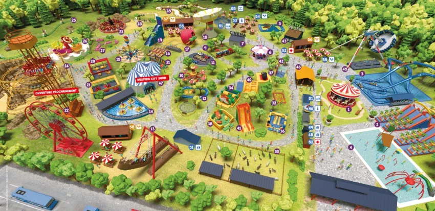 Family Park plan parc d'attractions 2025