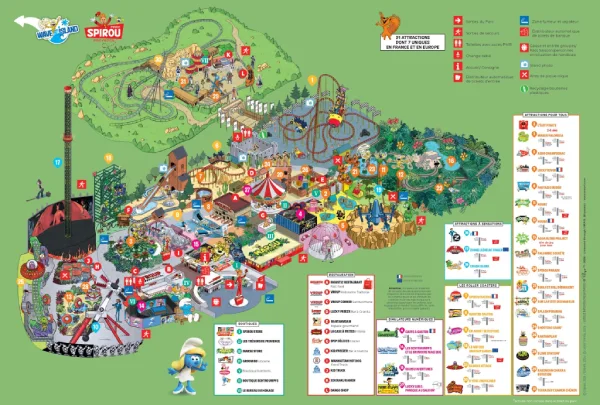 Plan Parc Spirou 2026 zone Naruto Plan Parc Spirou 2026 zone Naruto