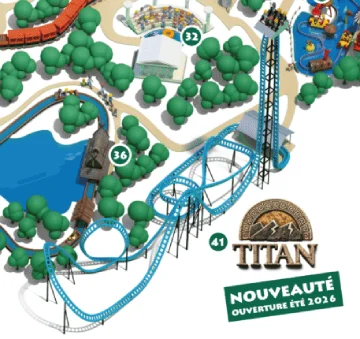 Titan nouvelle attraction 2026 Walygator Sud Ouest