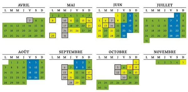 calendrier ouverture Puy du Fou 2023