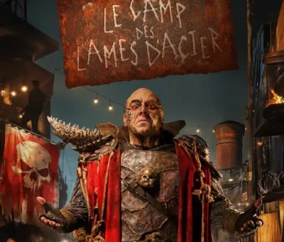 camp lames d'acier Parc Astérix nouveauté 2025 peur sur le parc