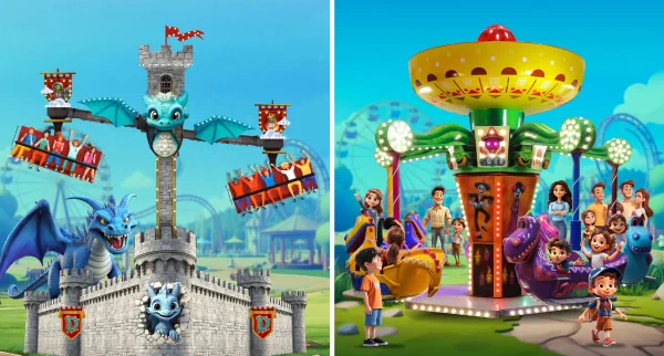 nouvelles attractions 2026 Dennlys Parc Draknor et Nessia