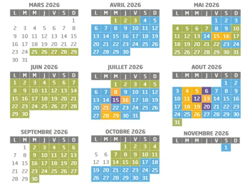 ouverture horaires Vulcania 2026